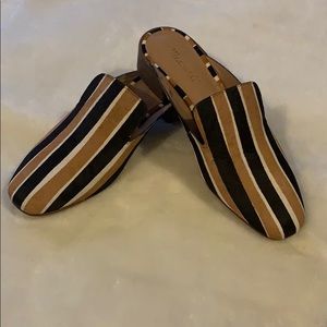 Madewell Loafer Mules in Calf Hair